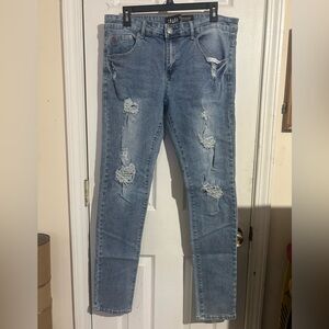 Spark Distressed Skinny Jeans
